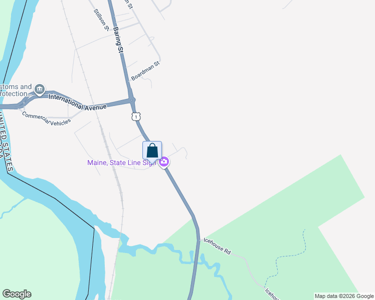 map of restaurants, bars, coffee shops, grocery stores, and more near 10 Higgins Farm Road in Calais