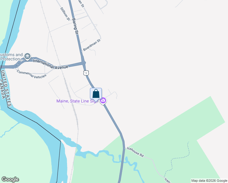 map of restaurants, bars, coffee shops, grocery stores, and more near 10 Higgins Farm Road in Calais