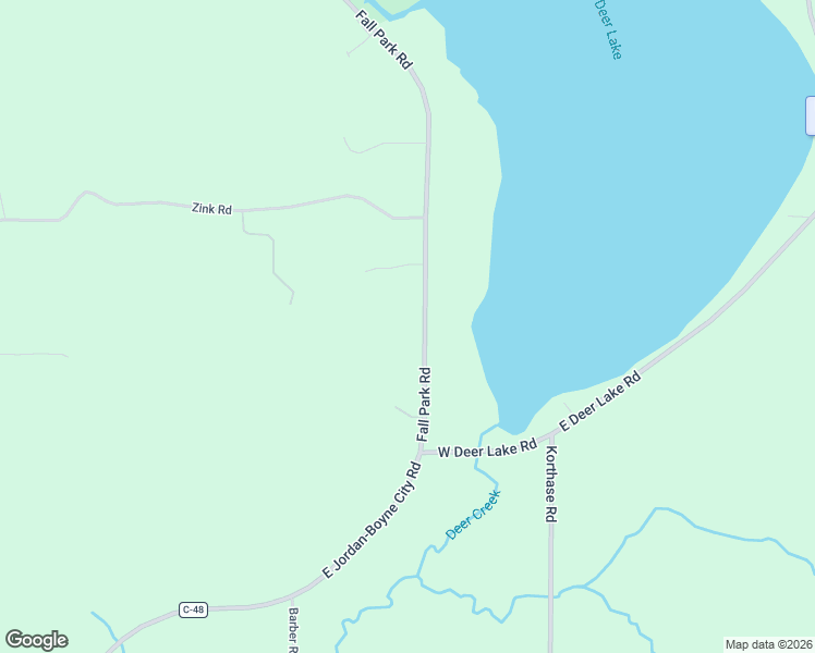 map of restaurants, bars, coffee shops, grocery stores, and more near 3001-3215 Fall Park Road in Boyne City