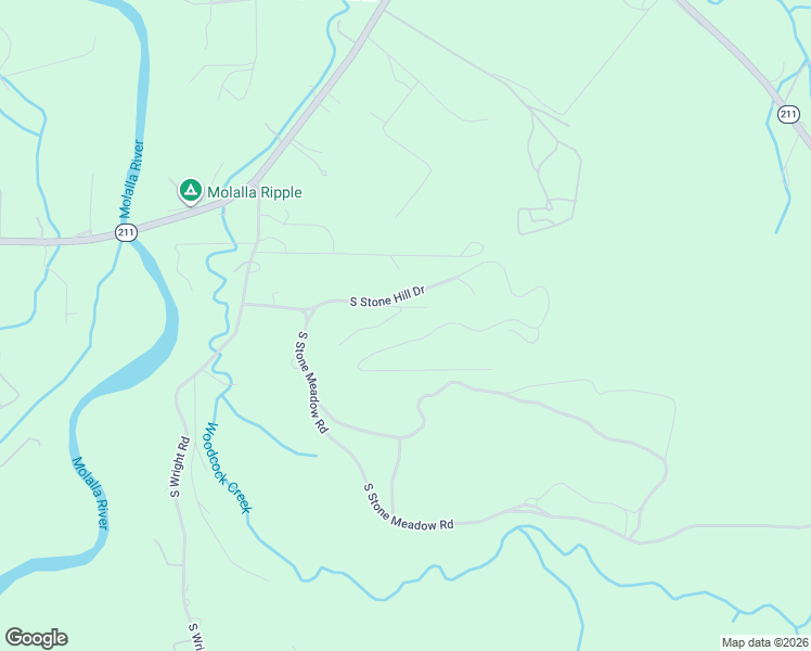 map of restaurants, bars, coffee shops, grocery stores, and more near 16832 South Stone Hill Drive in Molalla
