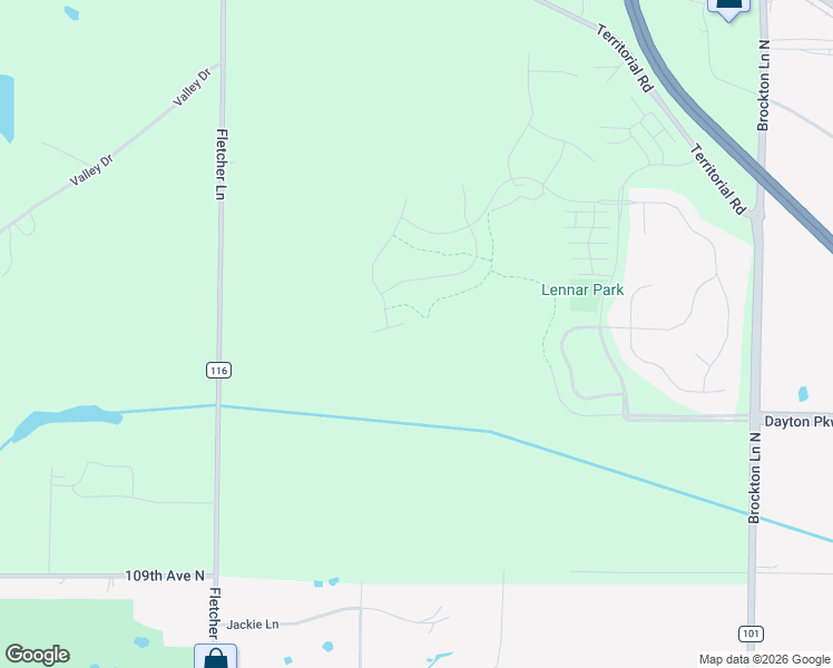 map of restaurants, bars, coffee shops, grocery stores, and more near Meadow View Lane in Maple Grove