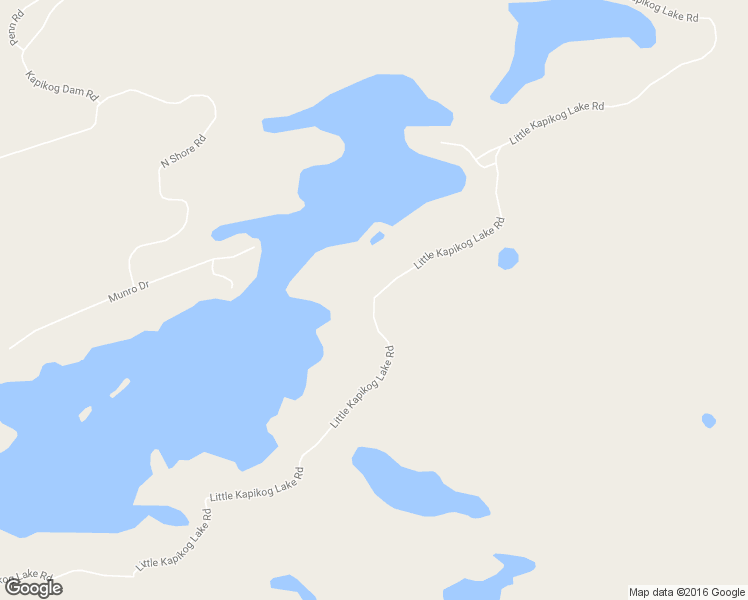 map of restaurants, bars, coffee shops, grocery stores, and more near Little Kapikog Lake Road in Parry Sound District