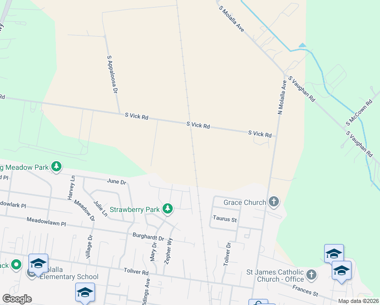 map of restaurants, bars, coffee shops, grocery stores, and more near 1291 Rachel Lane in Molalla