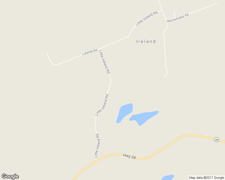 map of restaurants, bars, coffee shops, grocery stores, and more near 154 Little Ireland Road in McArthurs Mills