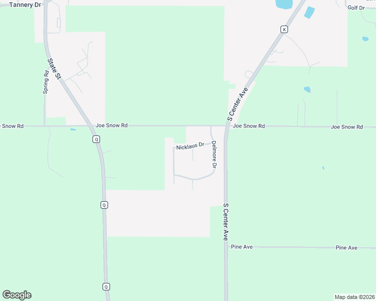 map of restaurants, bars, coffee shops, grocery stores, and more near 1317 Nicklaus Drive in Merrill