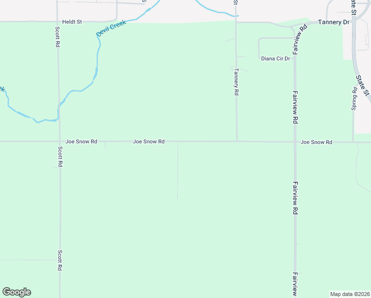 map of restaurants, bars, coffee shops, grocery stores, and more near Joe Snow Road in Merrill