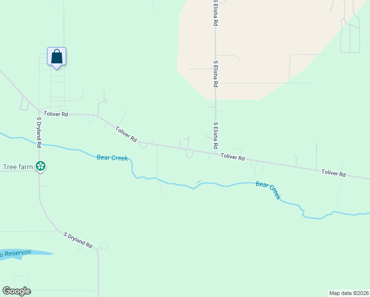 map of restaurants, bars, coffee shops, grocery stores, and more near 10839-10999 Toliver Road in Molalla