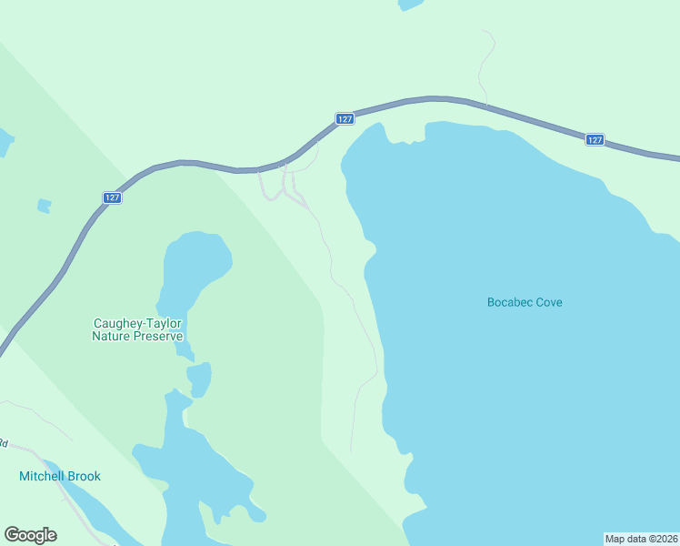 map of restaurants, bars, coffee shops, grocery stores, and more near 45 Berry Point Road in Bocabec