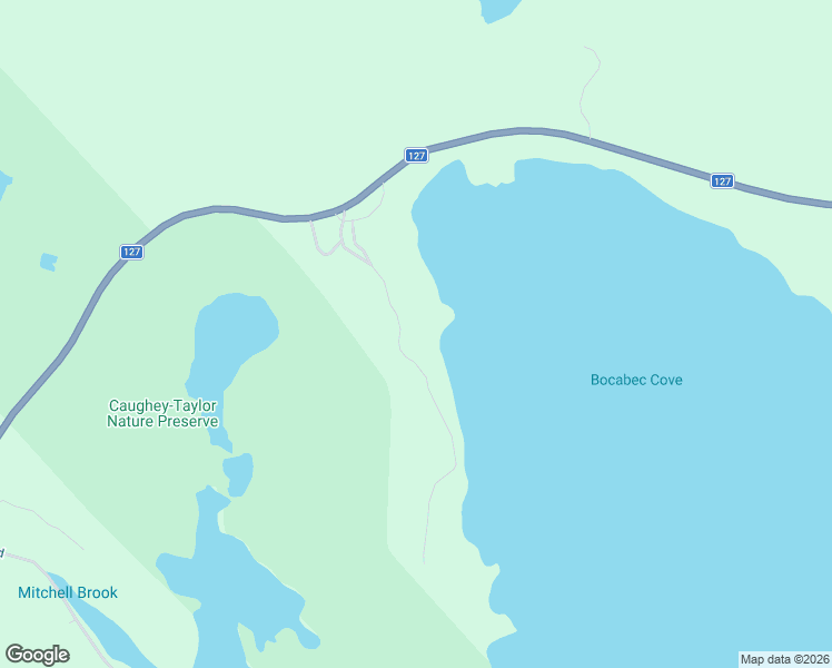 map of restaurants, bars, coffee shops, grocery stores, and more near 45 Berry Point Road in Bocabec