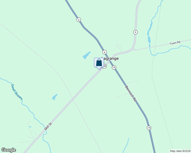 map of restaurants, bars, coffee shops, grocery stores, and more near 23 Mill Street in Lagrange