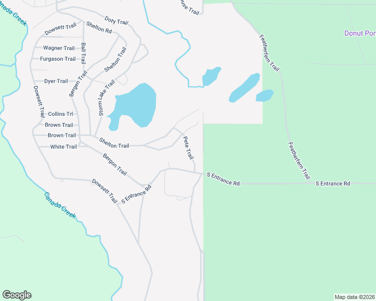 map of restaurants, bars, coffee shops, grocery stores, and more near Pete Trail in Montmorency Township