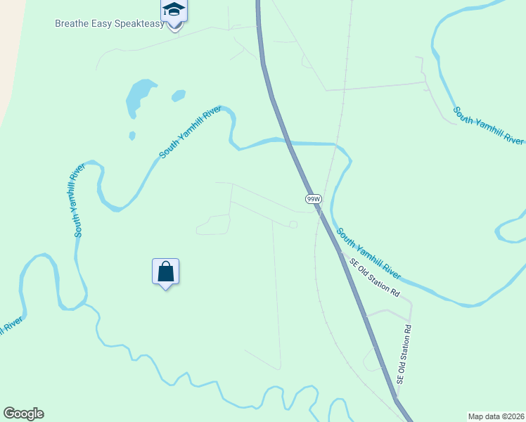 map of restaurants, bars, coffee shops, grocery stores, and more near 9101 Southwest Trestle View Lane in McMinnville