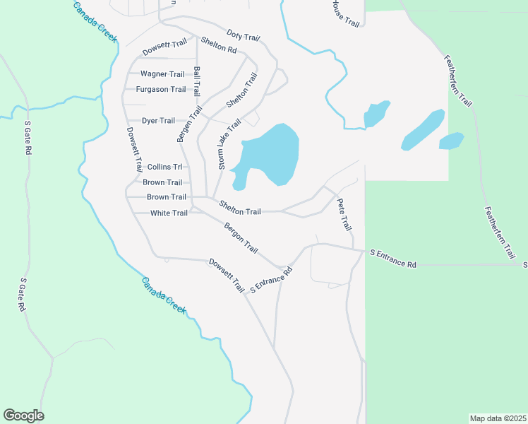 map of restaurants, bars, coffee shops, grocery stores, and more near 22286-22420 Shelton Trail in Atlanta