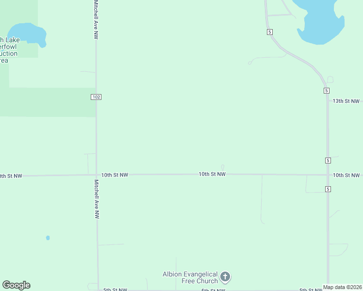 map of restaurants, bars, coffee shops, grocery stores, and more near 11552 10th Street Northwest in Annandale