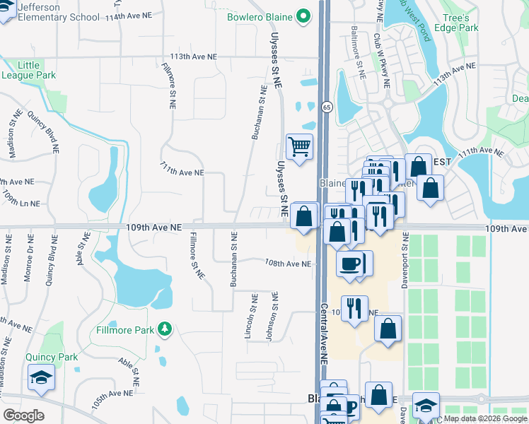 Walk Score Detail Map