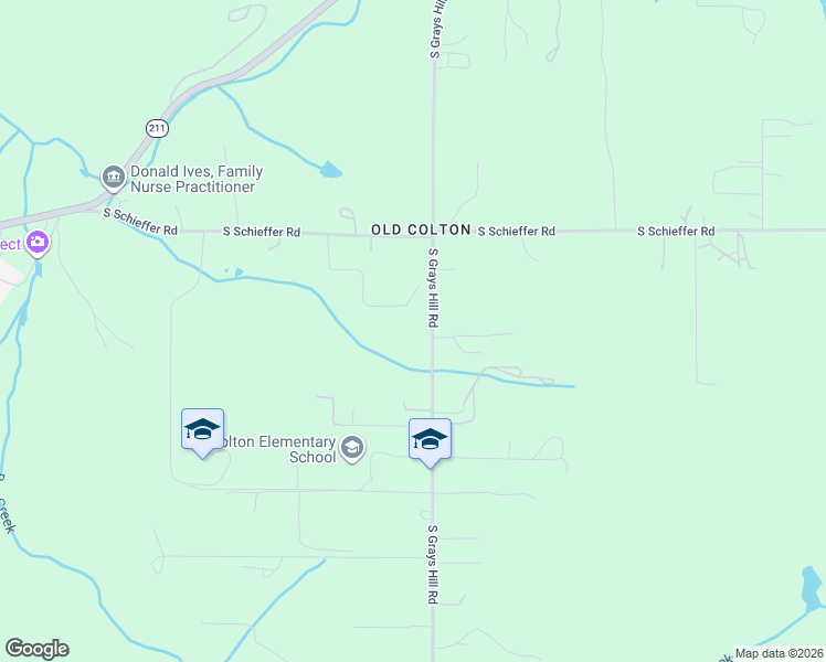 map of restaurants, bars, coffee shops, grocery stores, and more near 30187 South Grays Hill Road in Colton