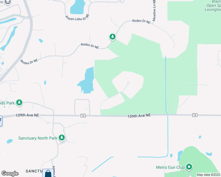 map of restaurants, bars, coffee shops, grocery stores, and more near in Blaine