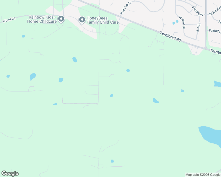 map of restaurants, bars, coffee shops, grocery stores, and more near 12020 Tilton Trail North in Rogers