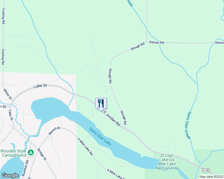 map of restaurants, bars, coffee shops, grocery stores, and more near 9601 Colby Avenue in Ellsworth