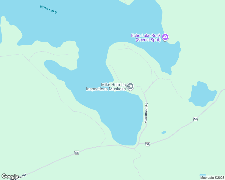 map of restaurants, bars, coffee shops, grocery stores, and more near 1023 McCabe Road in Baysville