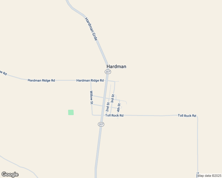 map of restaurants, bars, coffee shops, grocery stores, and more near 54956 2nd Street in Heppner