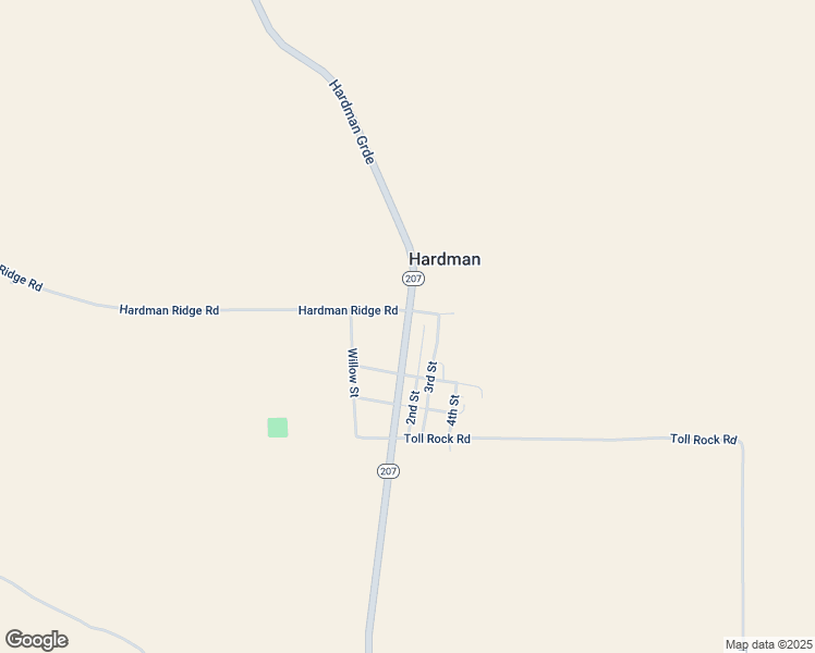 map of restaurants, bars, coffee shops, grocery stores, and more near 54956 2nd Street in Heppner