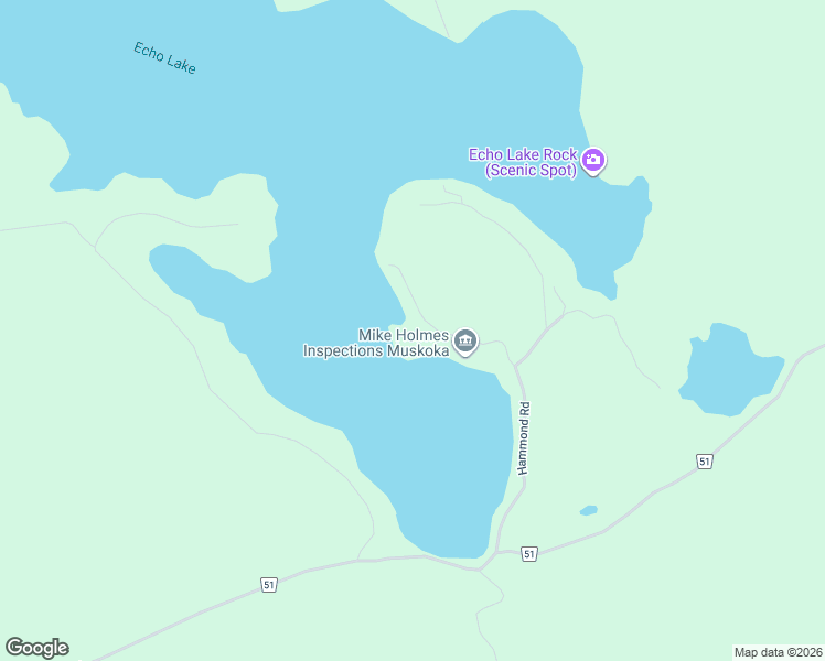 map of restaurants, bars, coffee shops, grocery stores, and more near 1023 McCabe Road in Baysville