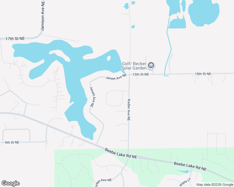 map of restaurants, bars, coffee shops, grocery stores, and more near 1469 Janett Avenue Northeast in Saint Michael