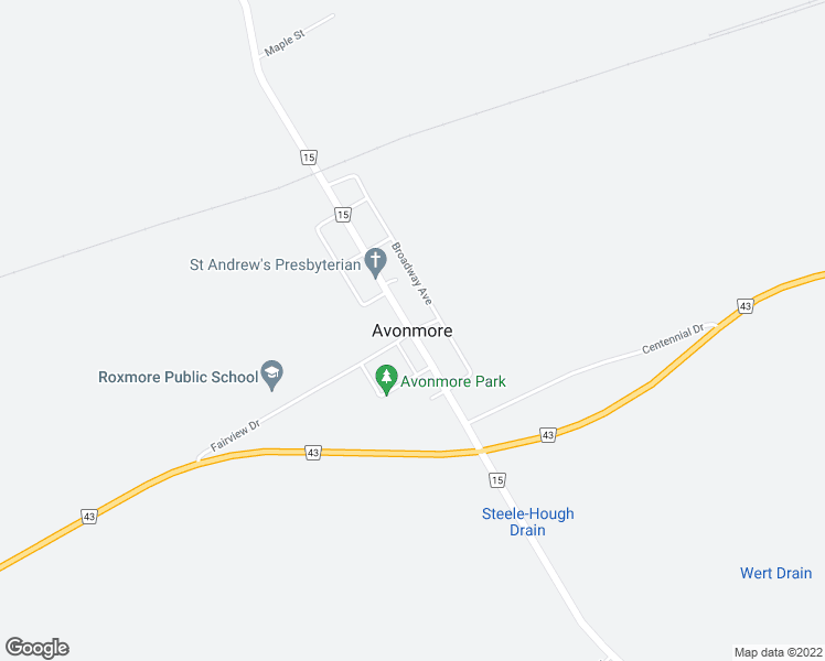 map of restaurants, bars, coffee shops, grocery stores, and more near in North Stormont