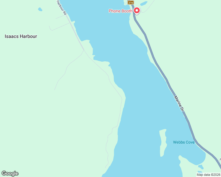 map of restaurants, bars, coffee shops, grocery stores, and more near 582 Isaacs Harbour Road in Goldboro