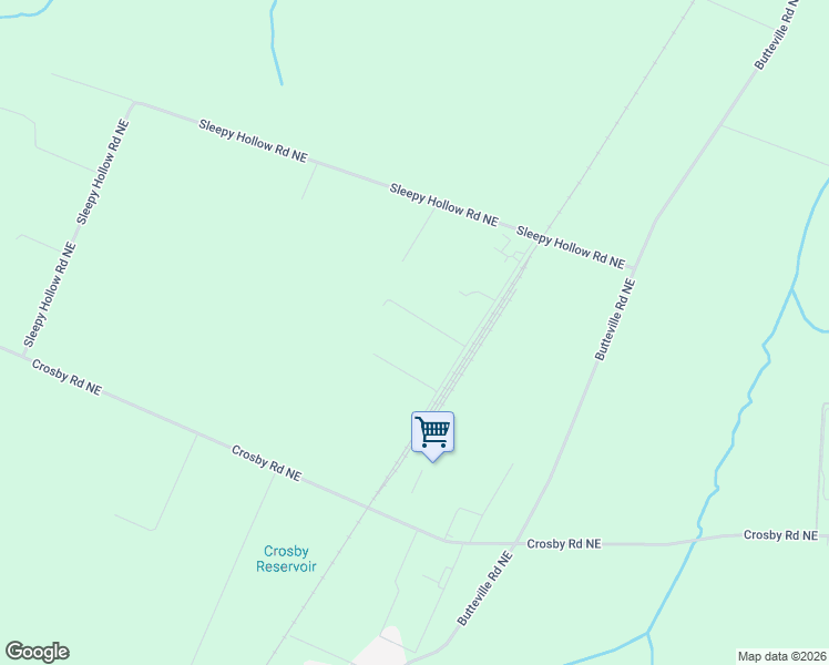 map of restaurants, bars, coffee shops, grocery stores, and more near 17433 Marsh Road Northeast in Woodburn