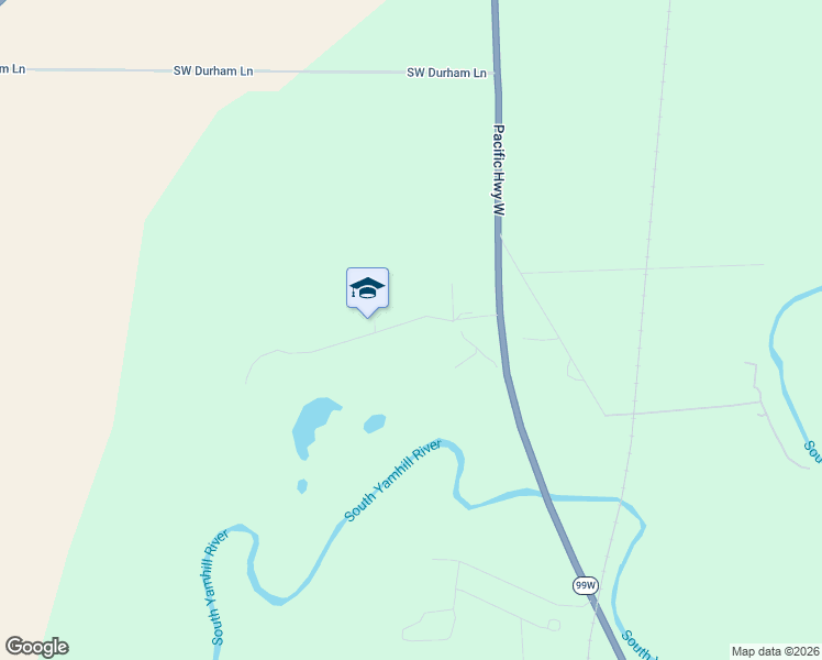 map of restaurants, bars, coffee shops, grocery stores, and more near 9595 Southwest Bayou Drive in McMinnville