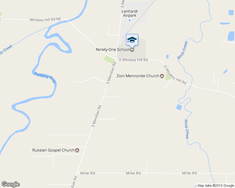map of restaurants, bars, coffee shops, grocery stores, and more near 29998 South Meridian Road in Hubbard