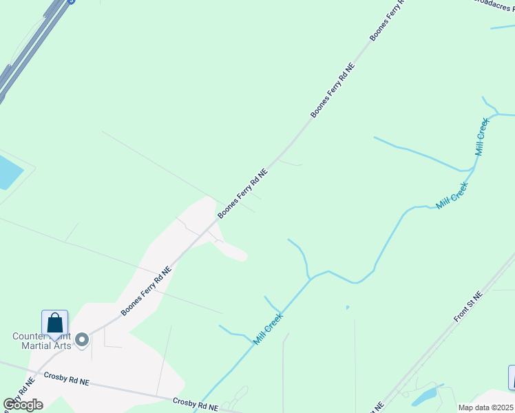 map of restaurants, bars, coffee shops, grocery stores, and more near 17610 Northeast Boones Ferry Road in Hubbard