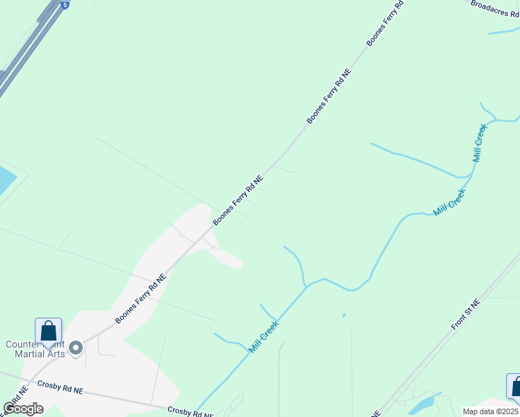 map of restaurants, bars, coffee shops, grocery stores, and more near 17610 Boones Ferry Road Northeast in Hubbard