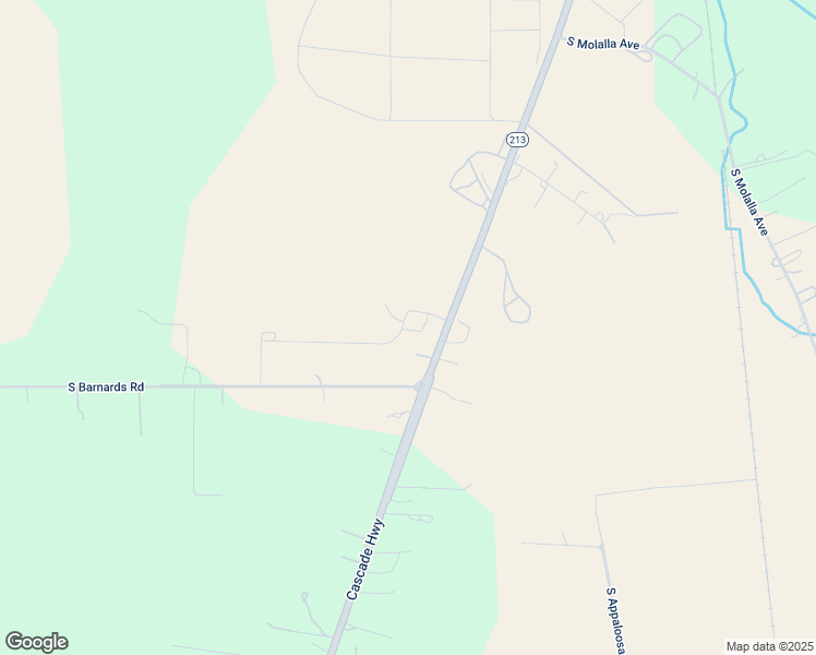 map of restaurants, bars, coffee shops, grocery stores, and more near 29855 Oregon 213 in Molalla