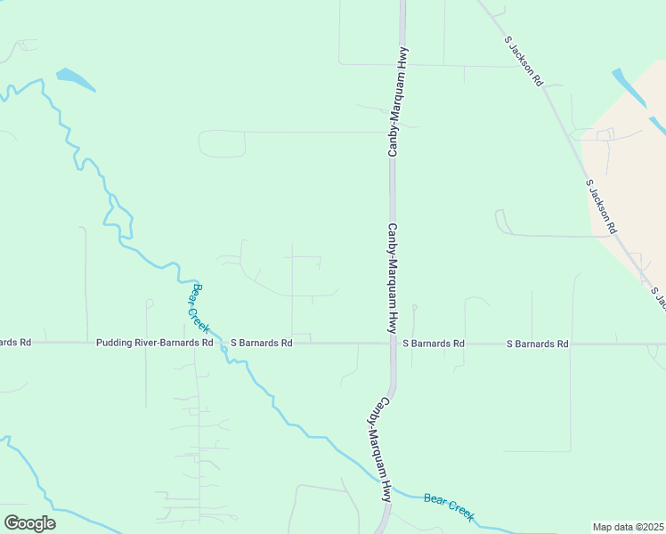 map of restaurants, bars, coffee shops, grocery stores, and more near 8960 South Black Bear Court in Canby