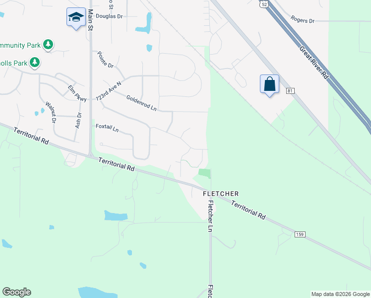 map of restaurants, bars, coffee shops, grocery stores, and more near 12145 Madison Circle in Rogers