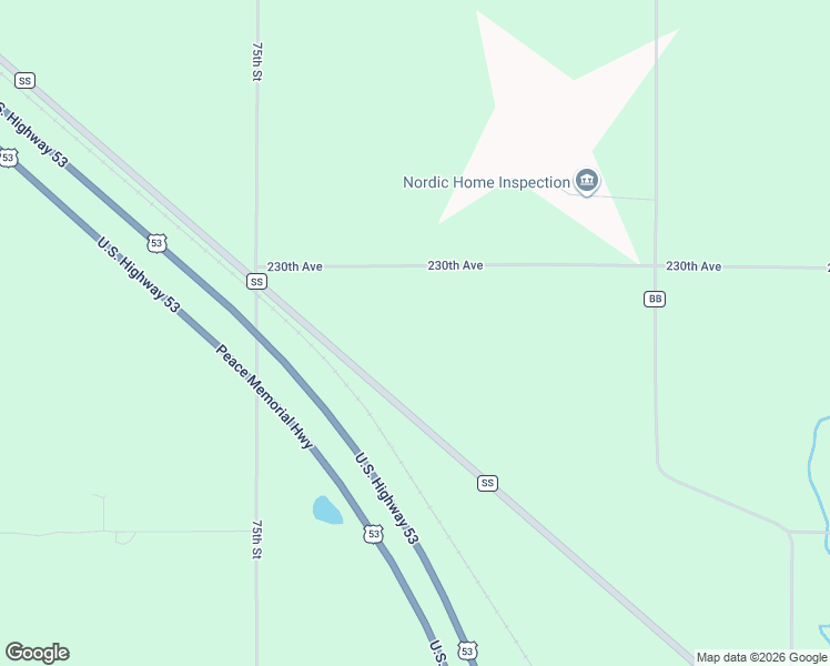 map of restaurants, bars, coffee shops, grocery stores, and more near 7831 230th Avenue in New Auburn
