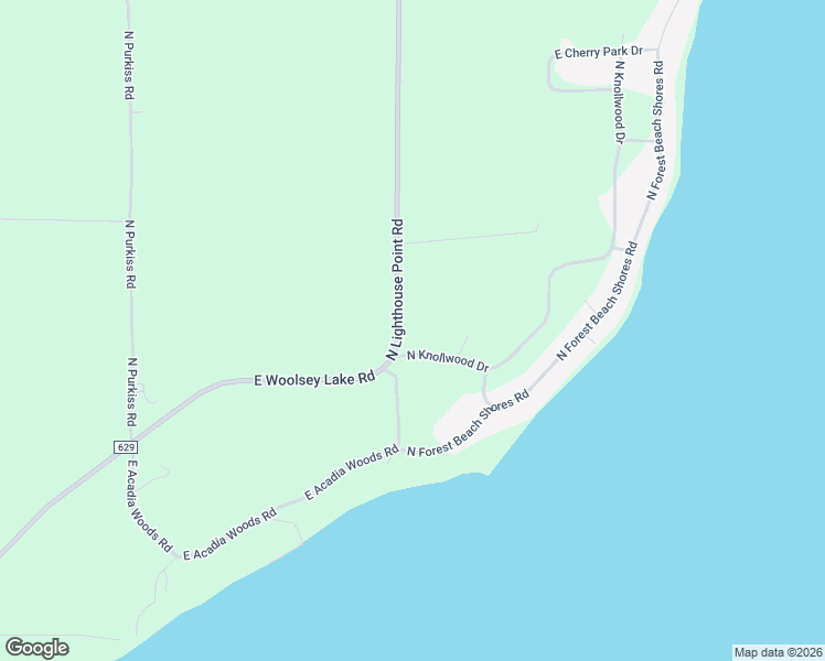 map of restaurants, bars, coffee shops, grocery stores, and more near North Lighthouse Point Road in Northport