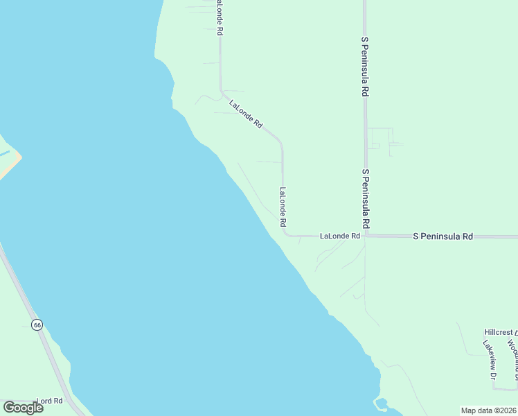 map of restaurants, bars, coffee shops, grocery stores, and more near 1701-1999 Shore Road in East Jordan