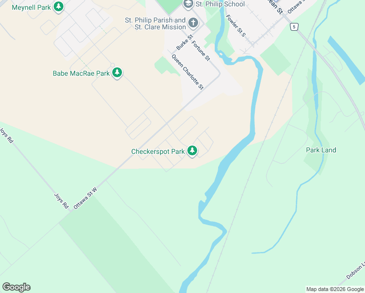 map of restaurants, bars, coffee shops, grocery stores, and more near 475 Meynell Road in Ottawa