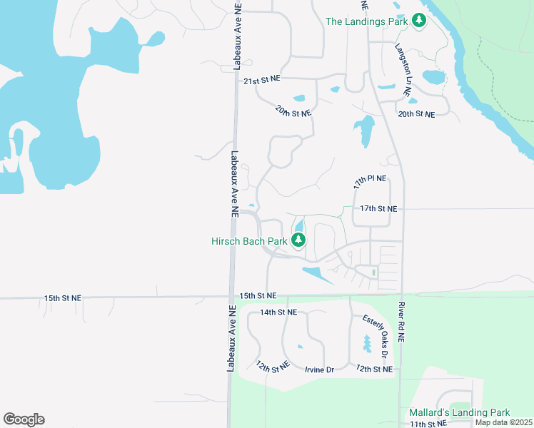 map of restaurants, bars, coffee shops, grocery stores, and more near 11064 16th Street Northeast in Saint Michael