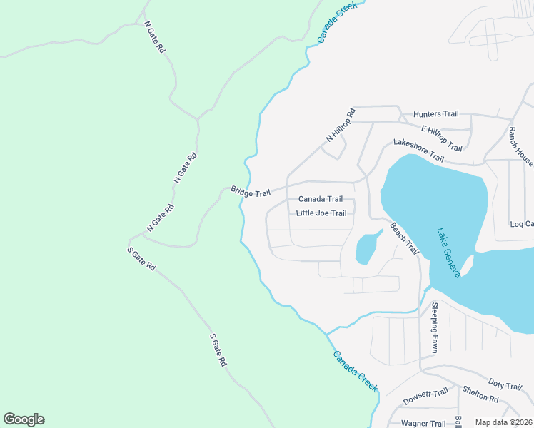 map of restaurants, bars, coffee shops, grocery stores, and more near Coyotte Trail in Montmorency Township