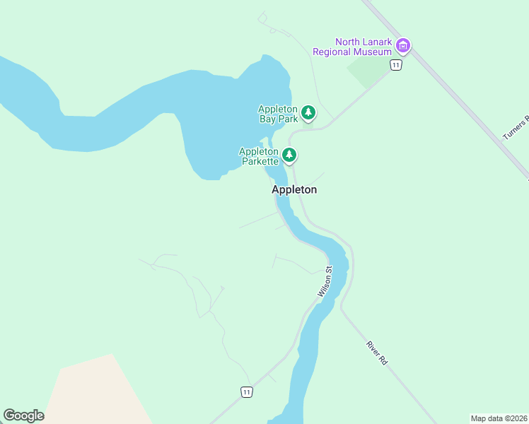 map of restaurants, bars, coffee shops, grocery stores, and more near 121 Apple Street in Mississippi Mills
