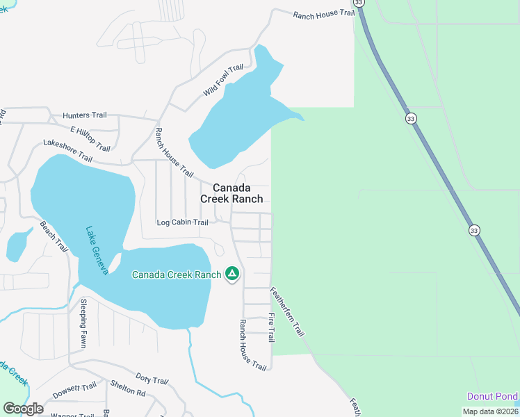 map of restaurants, bars, coffee shops, grocery stores, and more near Norway Trail in Montmorency Township