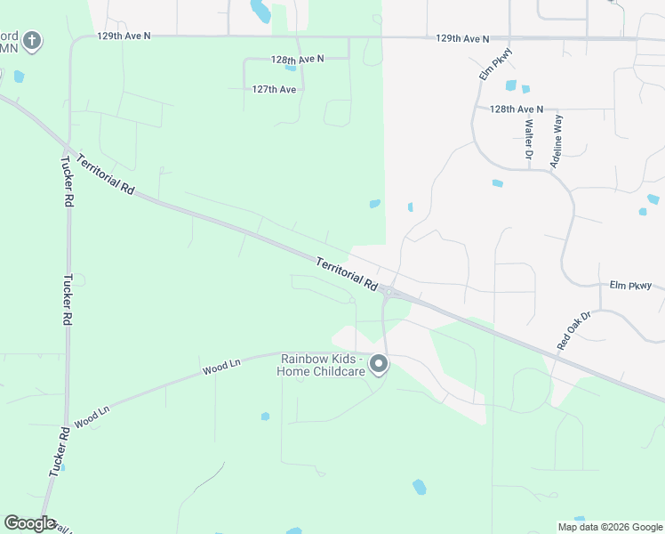 map of restaurants, bars, coffee shops, grocery stores, and more near 23687 Territorial Road in Rogers