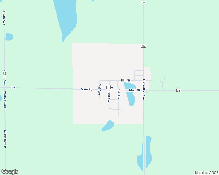 map of restaurants, bars, coffee shops, grocery stores, and more near in Lily