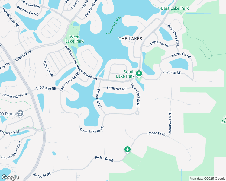 map of restaurants, bars, coffee shops, grocery stores, and more near 3016 117th Avenue Northeast in Blaine