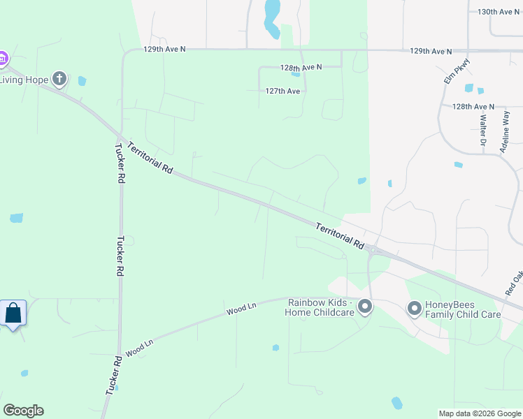 map of restaurants, bars, coffee shops, grocery stores, and more near 22885 Territorial Road in Rogers